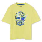 T-shirt bicolor com log&oacute;tipo TIMBERLAND 
                    BOY