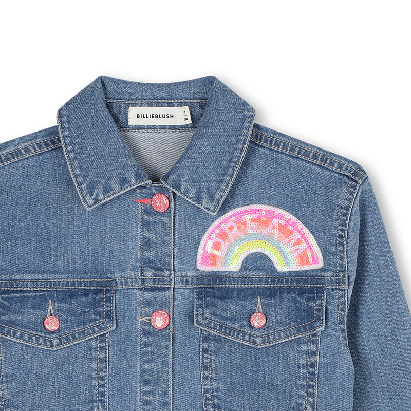 Jaqueta jeans com bolsos BILLIEBLUSH 
                    GIRL