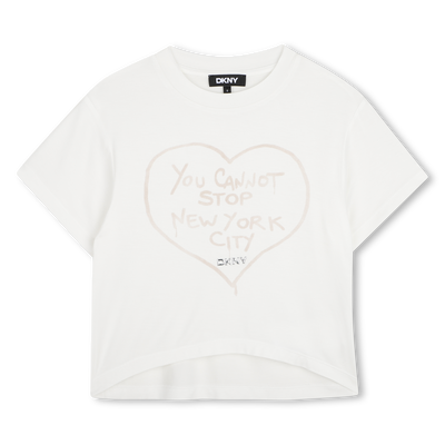Camiseta de mangas curtas DKNY GIRL