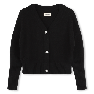 Cardig&atilde; com decote em V ZADIG & VOLTAIRE GIRL