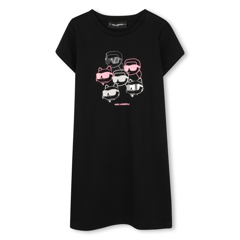 VESTIDO DE MANGA CURTA KARL LAGERFELD KIDS 
                        GIRL