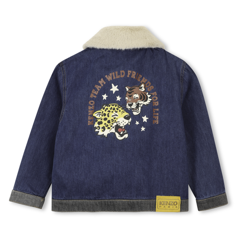 Casaco de denim KENZO KIDS 
                        GIRL