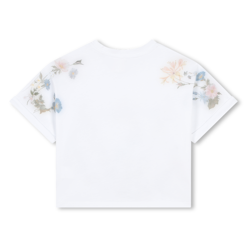 T-shirt mangas curtas algodão GIVENCHY 
                    GIRL