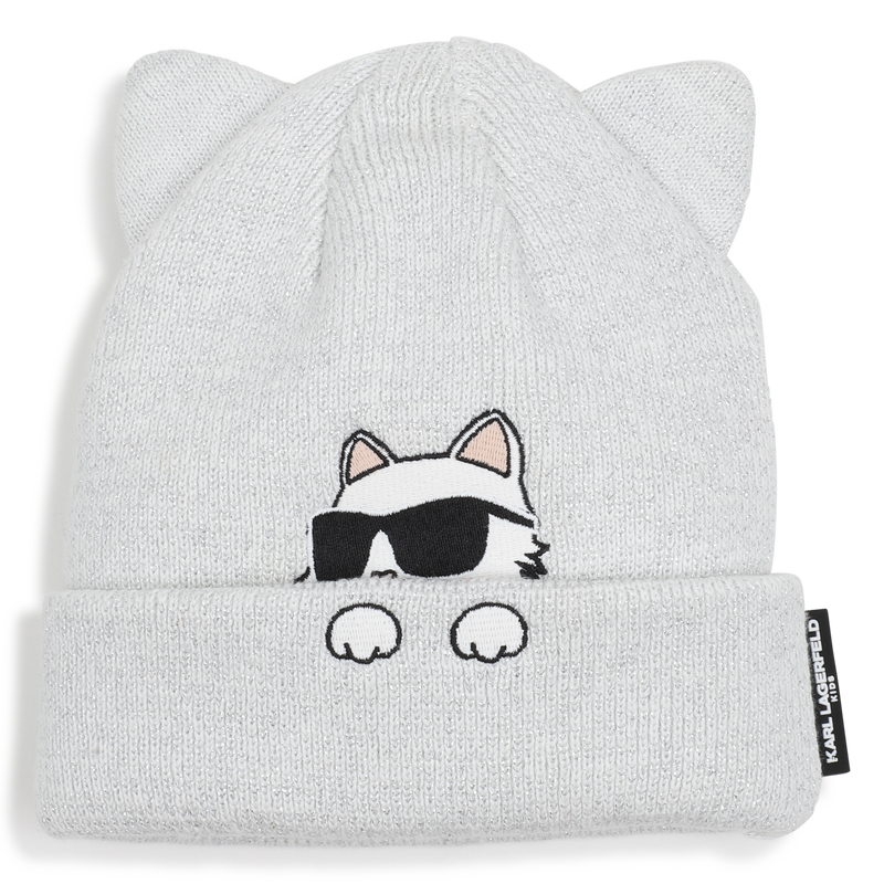 Gorro de malha KARL LAGERFELD KIDS 
                        GIRL