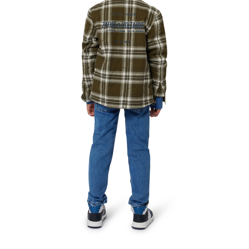 Camisa de algod&atilde;o acolchoada ZADIG & VOLTAIRE 
                        BOY