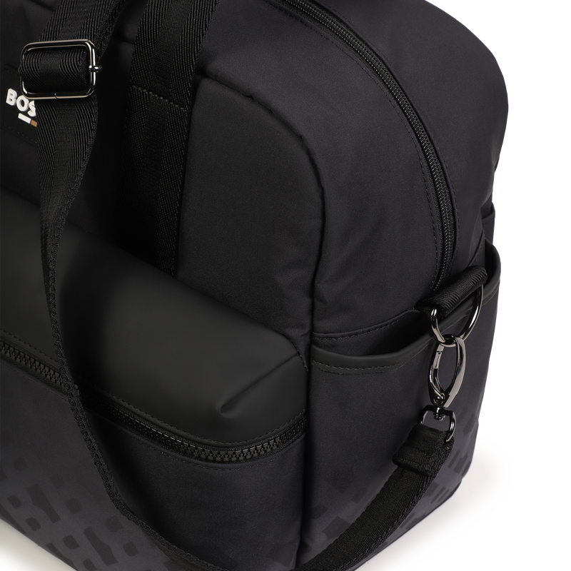 Saco muda-fraldas estampado BOSS 
                        UNISEX