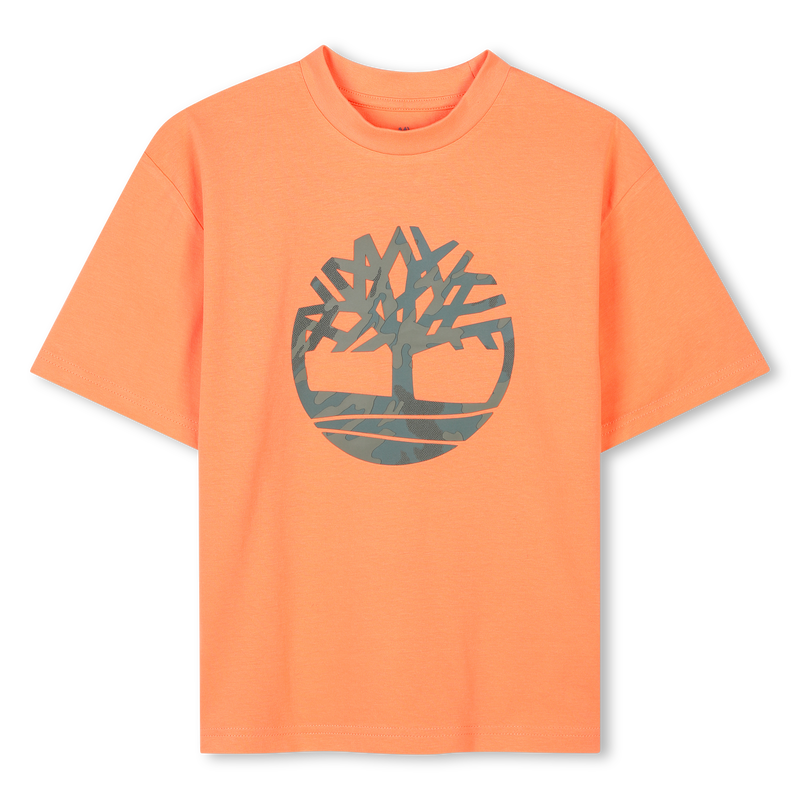 T-shirt estampada com log&oacute;tipo TIMBERLAND 
                        BOY