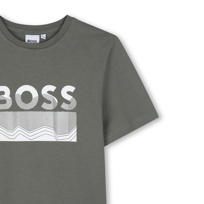 T-SHIRT DE MANGA CURTA BOSS 
                        BOY