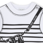 Vestido de manga curta MARC JACOBS 
                    GIRL