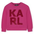 Sweatshirt de manga comprida KARL LAGERFELD KIDS 
                    GIRL
