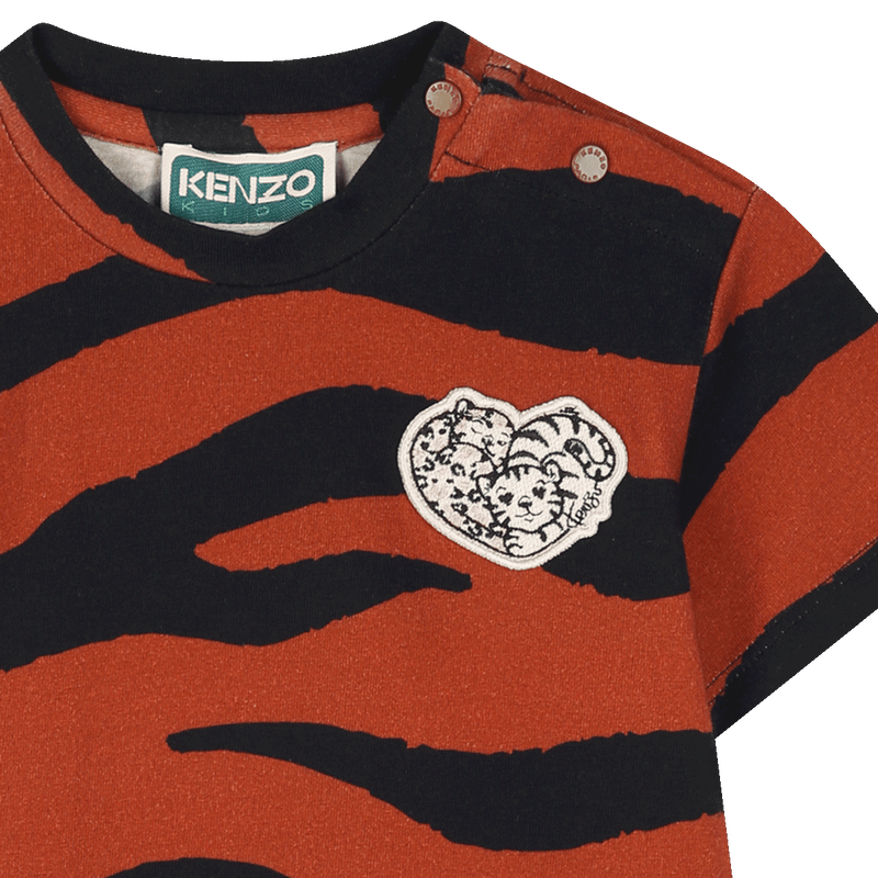 Vestido de mangas curtas KENZO KIDS 
                        GIRL
