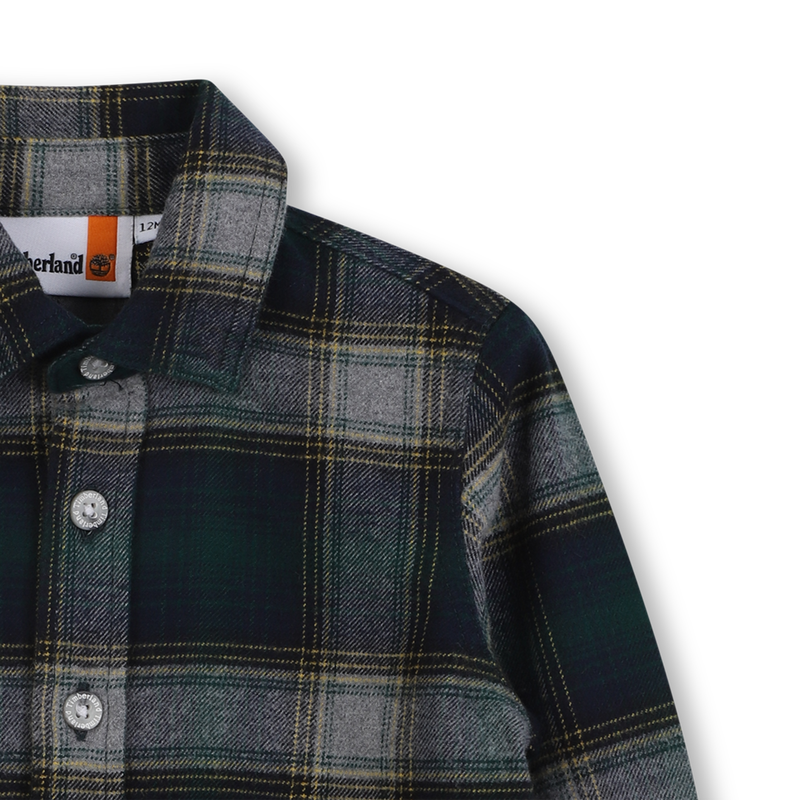 Camisa xadrez de algodão TIMBERLAND 
                    BOY