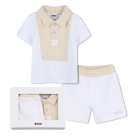 Polo + conjunto shorts, BRANCO, hi-res