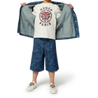 Casaco de ganga estampado KENZO KIDS 
                    UNISSEX