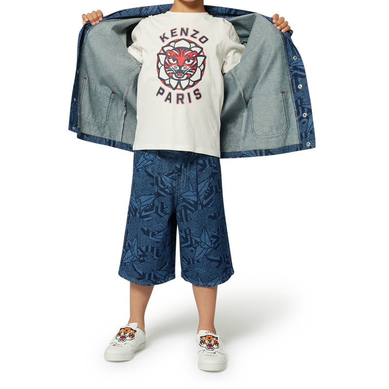 Casaco de ganga estampado KENZO KIDS 
                        UNISSEX