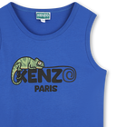 T-shirt sem mangas log&oacute;tipo KENZO KIDS 
                    BOY