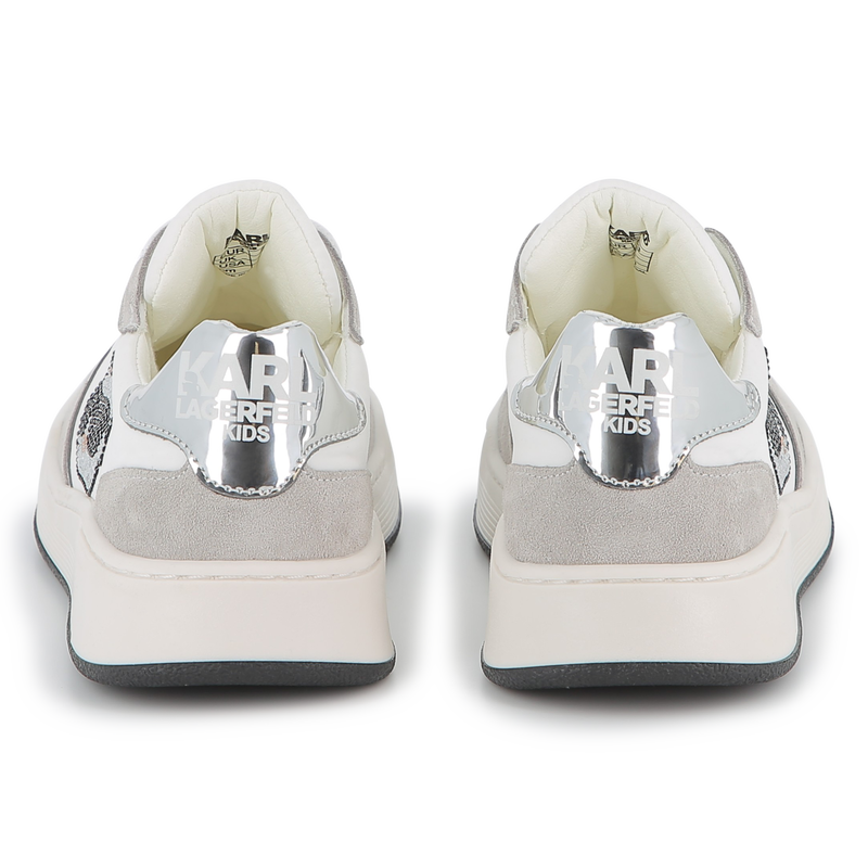 Tênis de cano baixo com cadarço KARL LAGERFELD KIDS 
                    GIRL