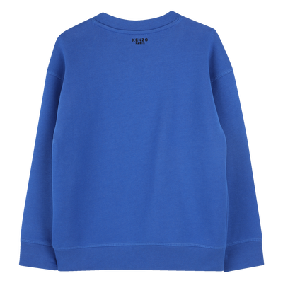 Cardigã de moletão de algodão KENZO KIDS UNISEX