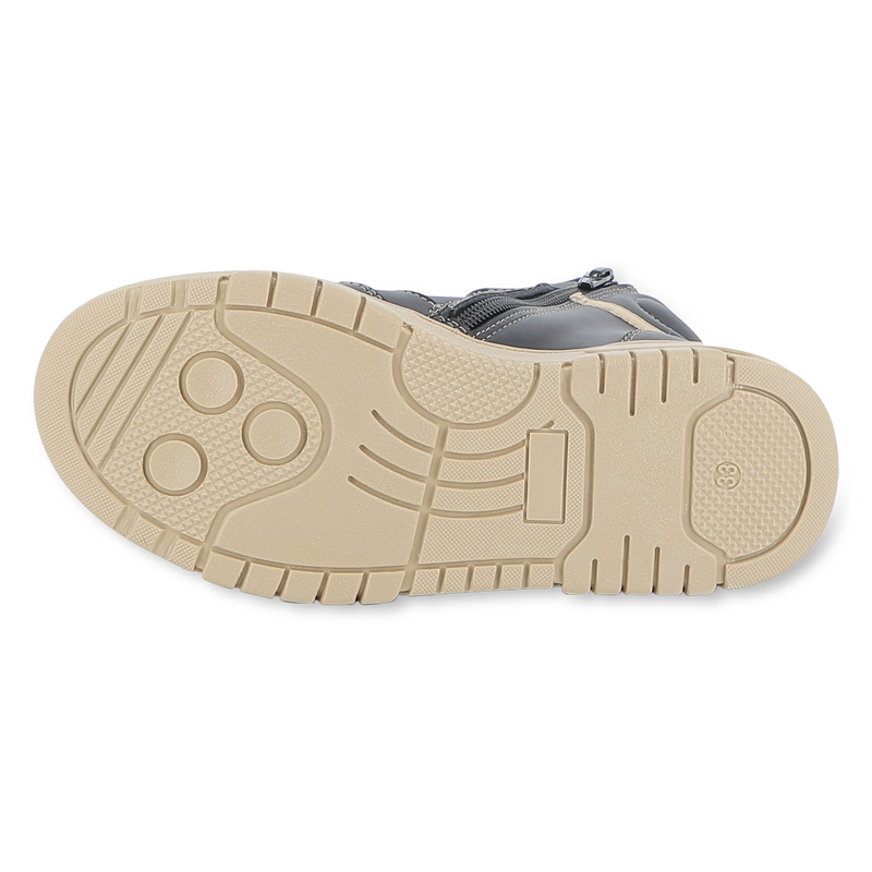 Tênis de cano alto com cadarço KARL LAGERFELD KIDS 
                    BOY