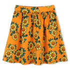 Saia estampada cetim algod&atilde;o KENZO KIDS 
                    GIRL