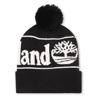 Chapéu de malha com pompom jacquard TIMBERLAND BOY
