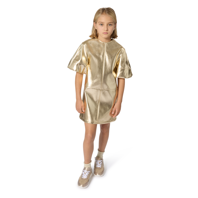 Vestido com mangas bufantes BOSS 
                        GIRL