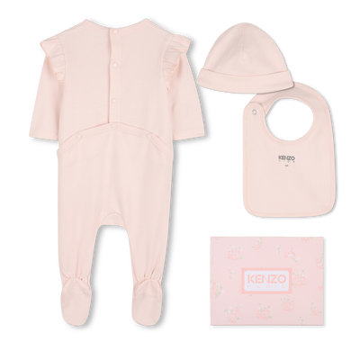 CONJUNTO DE PIJAMA, CHAP&Eacute;U E PEITORAL KENZO KIDS GIRL