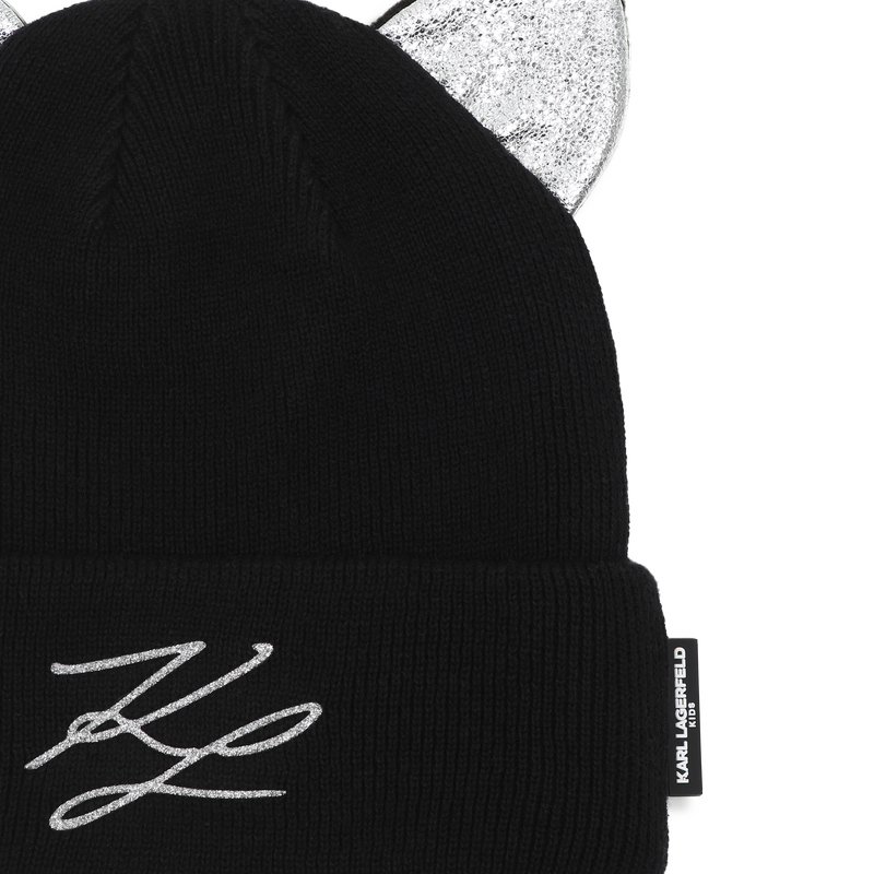 Gorro de tric&ocirc; KARL LAGERFELD KIDS 
                        GIRL