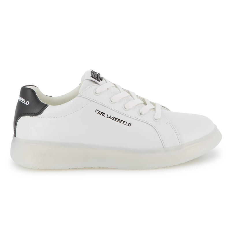 Tênis de cano baixo com cadarço KARL LAGERFELD KIDS 
                    UNISEX