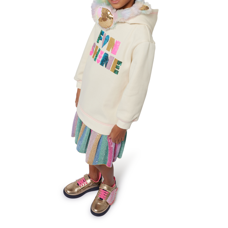 Vestido bi-mat&eacute;ria BILLIEBLUSH 
                        GIRL