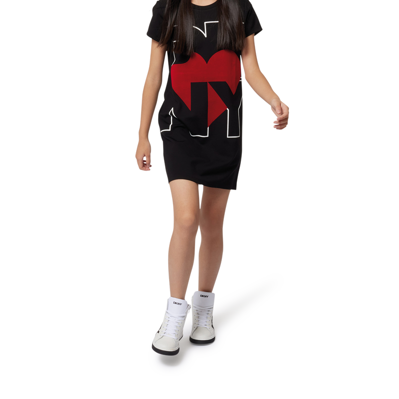 Vestido de manga curta DKNY 
                        GIRL