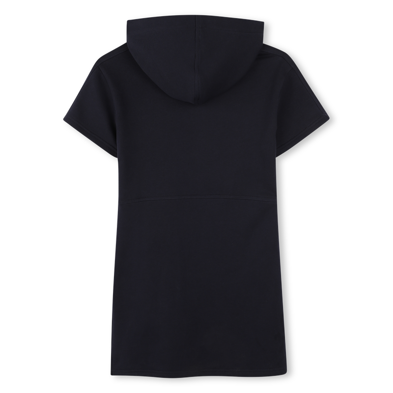 Vestido em molet&atilde;o com capuz CHLOE 
                        GIRL