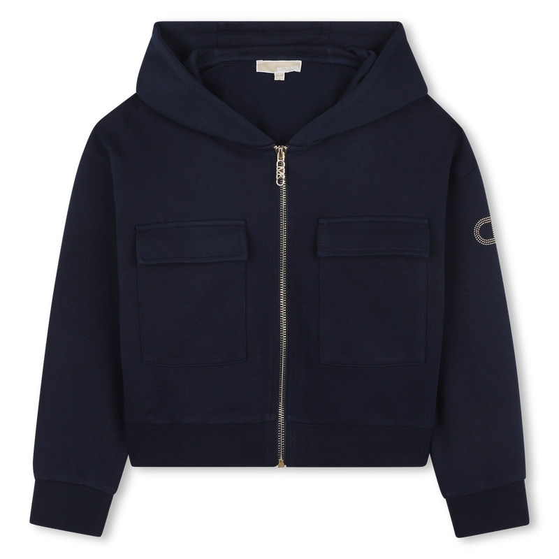 Cardigan com capuz MICHAEL KORS 
                    GIRL