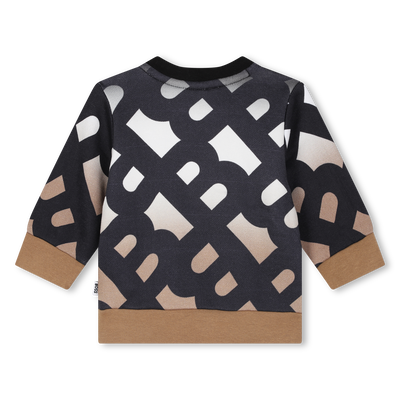 Sweatshirt tricolor estampada BOSS BOY