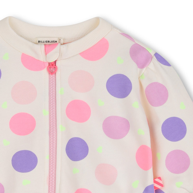 Cardigan em moletom BILLIEBLUSH 
                        MENINA
