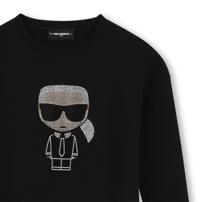 Vestido longo KARL LAGERFELD KIDS 
                        MENINA