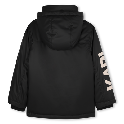 Parka com capuz KARL LAGERFELD KIDS BOY