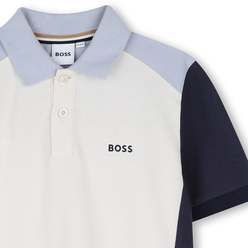 Polo de manga curta BOSS 
                        MENINO