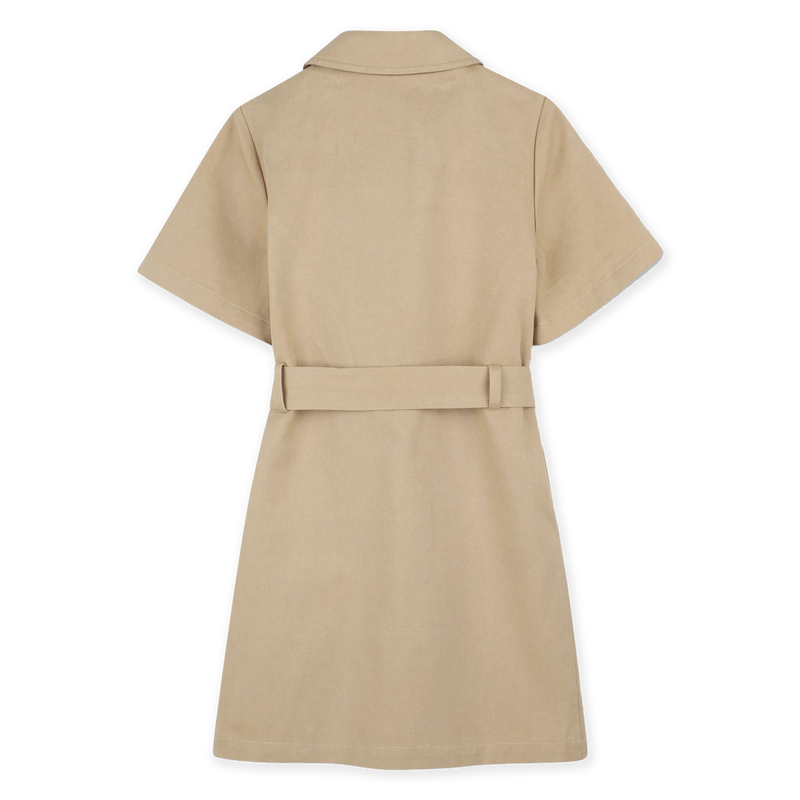 Vestido de sarja de manga curta MICHAEL KORS 
                    GIRL
