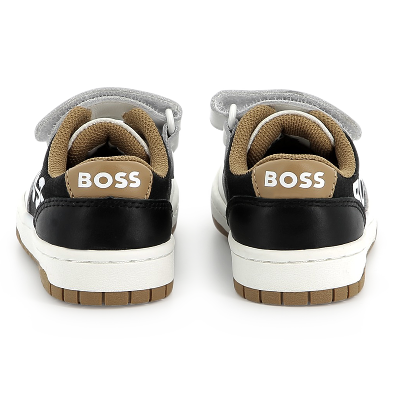 Sapatilhas de pele com velcro BOSS 
                        BOY