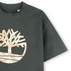 T-shirt estampada com log&oacute;tipo TIMBERLAND 
                    BOY
