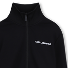 Capuz zip-up KARL LAGERFELD KIDS 
                    BOY