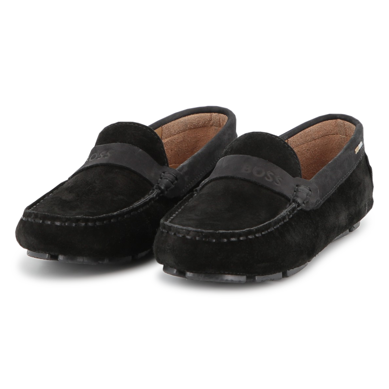 Mocassins de couro bovino BOSS 
                        BOY