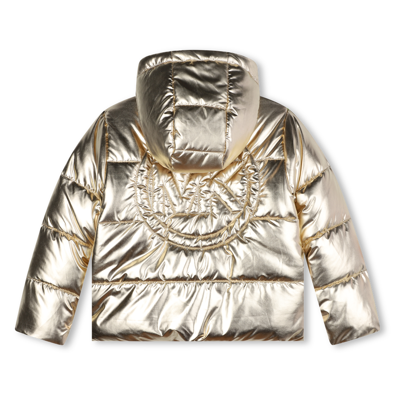 Blus&atilde;o acolchoado com capuz MICHAEL KORS 
                        GIRL