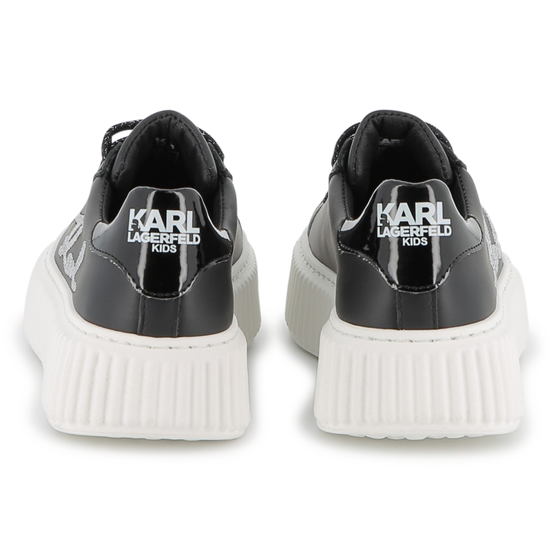 Tênis de cano baixo com cadarço KARL LAGERFELD KIDS 
                    GIRL