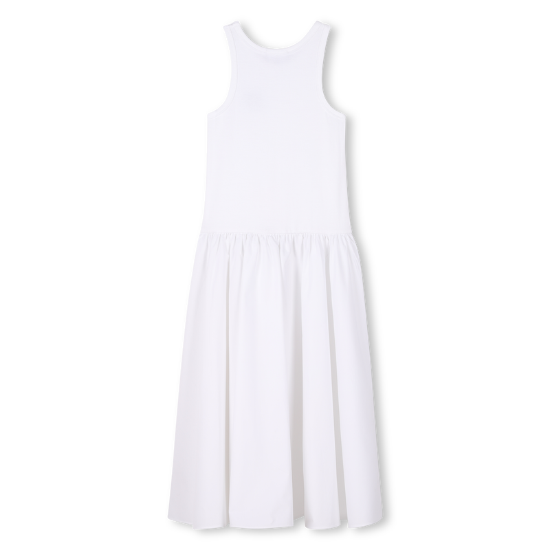 Vestido de cavas em algod&atilde;o DKNY 
                        GIRL