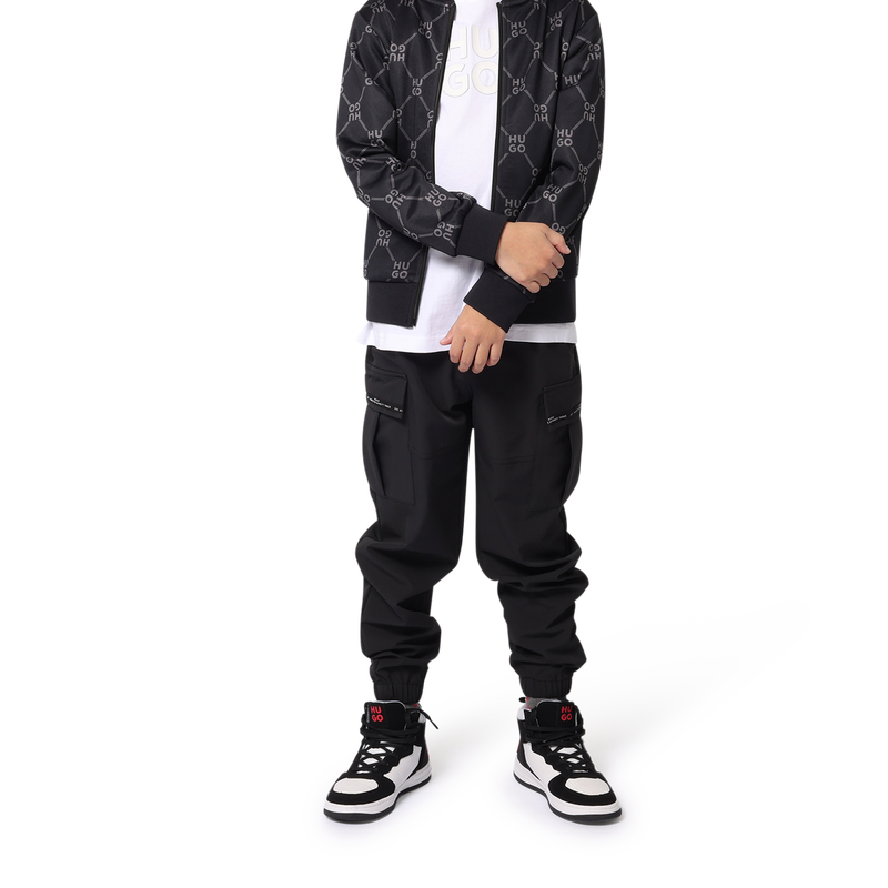 Casaco de jogging em molet&atilde;o HUGO 
                        BOY