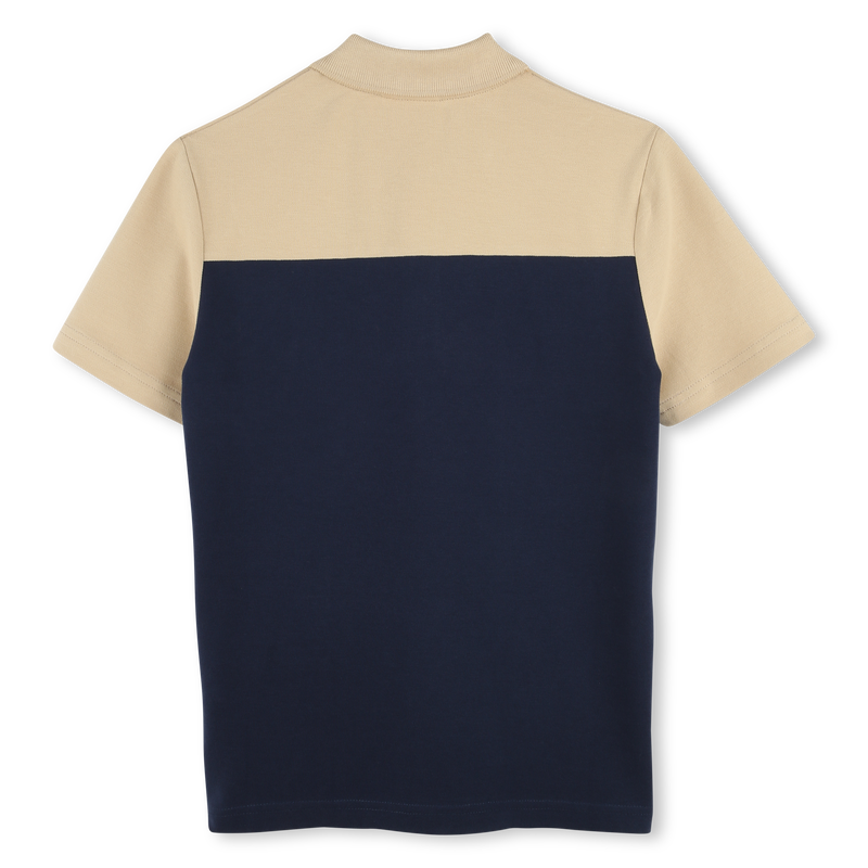 Polo com blocos de cor BOSS 
                        BOY