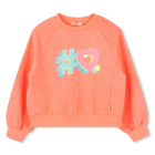 Sweatshirt de molet&atilde;o tingida BILLIEBLUSH 
                    GIRL