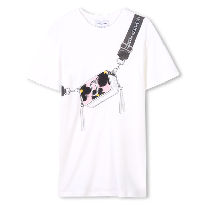 Vestido mangas curtas algod&atilde;o MARC JACOBS GIRL